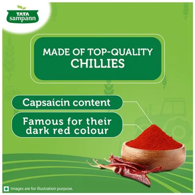 Tata Sampann Chilli Powder-Menasina Pudi, 500 g-4.webp